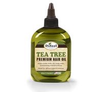 Difeel Premium Natural Hair Oil - Tea Tree Oil, For Itchy Dry Scalp, Pure Herb Formula With Vitamins, Strengthens & Repairs Hair Follicles, Eliminates Itching & Dandruff, For All Hair Types 210 ml