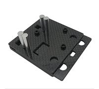 DIFENLEAF Carbon Fiber Welding Jig, Lightweight RC Connector and Silicone Wire Soldering Insulate Station, Includes Pocket Hole Jig and Wire Jig, Model BLACK