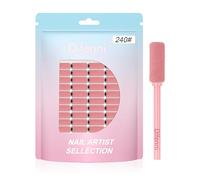 Difenni Small Sanding Bands Nail Drill Bits,100 Pcs Sanding Bands for Nail Drill with 3.1mm Mandrel Bit 240 Fine Grit Nail File for Acrylic Nails Gel Removing Shaping Manicures and Pedicure,Nude Pink