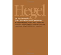Difference Between Fichte's and Schelling's System of Philosophy[DIFFERENCE BETWEEN FICHTES & S][Paperback]