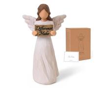 Difference Make Angel Figurine, Thank You Gifts for Women Teacher Friend | Ideal for Colleagues Employee Mentor Staff, Resin Inspirational Statue Office Home Desk Decor, Appreciation Gifts