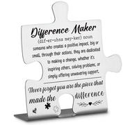 Difference Maker Team Appreciation Thank You Gifts for Employees, Coworkers, Nurse, Doctor, Boss, Leader, Assistant, Leaving, Going Away, Promotion Gifts Decorative Signs & Plaques Ann1