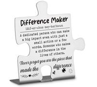 Difference Maker Team Appreciation Thank You Gifts for Employees, Coworkers, Nurse, Doctor, Boss, Leader, Assistant, Leaving, Going Away, Promotion Gifts Decorative Signs & Plaques Ann2