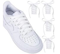 Difference U Shoe Laces Flat Trainer Shoelaces 60/80/100/120/140/160 cm for Athletic Running Casual Shoes Sneakers Shoes Boot Strings replacements (White-2 Pair(4 Laces), 80CM/31.5 INCH)