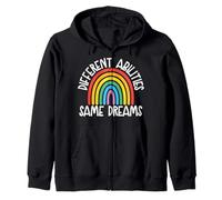 Different Abilities Same Dreams Inclusion Zip Hoodie