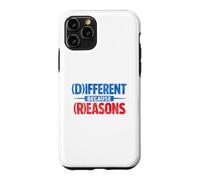 Different Because Reasons Funny Political Satire Case for iPhone 11 Pro