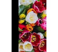 Different color flowers tulips 6x9 Notebook Journal for Memories, School, College, Grocery list, To do list and Office work | 120 Lined Pages