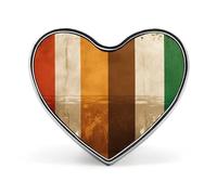 Different Colored Bars Button Pin Heart Shape Alloy Lapel Pins Badges Novelty Funny Enamel Pins Personalized Pinback Button Badges Cute Heart Brooche for Jackets Bags