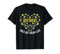 Different Does Not Mean Less Autism Awareness Autistic Month T-Shirt