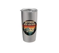 Different Doesn't Mean Wrong Inclusivity Positivity |- Stainless Steel Insulated Tumbler