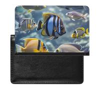 Different Fish Passport Holder ID Card Protector Case Holder Travel Pack Unisex-adult Waterproof Passport