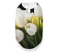 Different Flowers Dog Shirt Quick Dry Breathable Pet T-Shirt Soft Stretchy Sleeveless Vest Dog Apparel 2XL