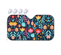 Different Flowers Small Printed car Front Windshield Sunshade - car Window Sunshade, Quick Cooling 15â„ƒ