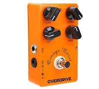Different Gift Guitar Overdrive Pedal, Convenient 4.4 X 2.5 X 1.3In Portable Overdrive Pedal for Music Club for Guitarists for Music Lovers for Music School
