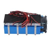 Different Gift Thermoelectric Refrigeration, 8-Chip Thermoelectric Cooler Power Supply DC 12V for Laboratory for Plate Cooling for Pet Bed Cooling for Test Bench