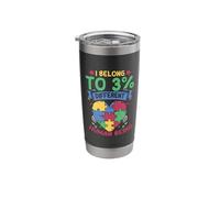 Different Human Being - Autistic Support Autism Awareness Stainless Steel Insulated Tumbler