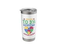 Different Human Being - Autistic Support Autism Awareness Stainless Steel Insulated Tumbler