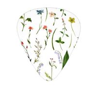 Different Kinds Of Flowers,12 Pcs Guitar Pick,3 Different Thickness Plectrums for Acoustic Guitar Bass Ukulele (0.46mm 0.96mm 0.71mm)