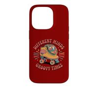 Different Minds Groovy Times Retro Roller Skate ADHD Autism Case for iPhone 14 Pro
