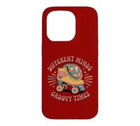 Different Minds Groovy Times Retro Roller Skate ADHD Autism Case for iPhone 15 Pro