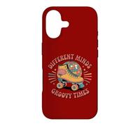 Different Minds Groovy Times Retro Roller Skate ADHD Autism Case for iPhone 17