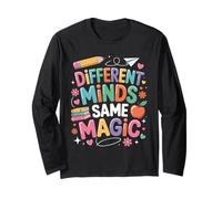 Different Minds Same Magic SPED Special Education Inclusion Long Sleeve T-Shirt