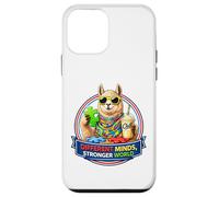 Different Minds Stronger World, Llama With Milkshake, ADHD Case for iPhone 12 mini