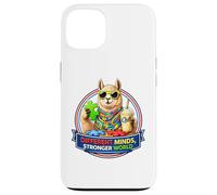 Different Minds Stronger World, Llama With Milkshake, ADHD Case for iPhone 13