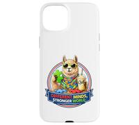 Different Minds Stronger World, Llama With Milkshake, ADHD Case for iPhone 15 Plus