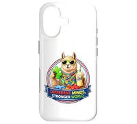 Different Minds Stronger World, Llama With Milkshake, ADHD Case for iPhone 17