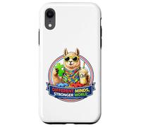 Different Minds Stronger World, Llama With Milkshake, ADHD Case for iPhone XR