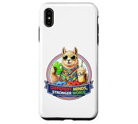 Different Minds Stronger World, Llama With Milkshake, ADHD Case for iPhone XS Max