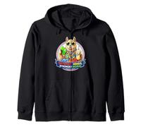 Different Minds Stronger World, Llama With Milkshake, ADHD Zip Hoodie