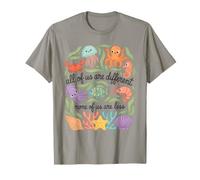 Different Not Less Autism Ocean Friends Cute T-Shirt
