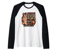 Different Outside Same Heart Assistant Principal Raglan Baseball Tee