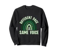 Different Pace Same Voice - Stuttering Awareness Sweatshirt