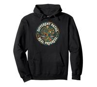 Different Paths. Real Progress. - Special Education Teacher Pullover Hoodie