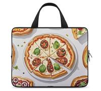 Different Pizzas Laptop Bag Durable Laptop Sleeve Water-Resistant Notebook Bag for Computer Or Tablet
