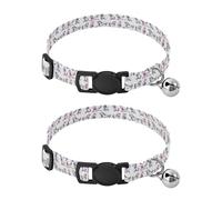 Different Pose unicorns Collar For Small Dogs 5-15Lbs Quick Release Buckle Collars For Girl And Boy Dogs 2 Pcs