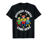 Different Powers Same Hero Autism Awareness Super Kids T-Shirt