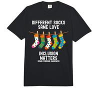 Different Socks Same Love Down Syndrome Awareness Comfort Colors Adult Heavyweight T-Shirt