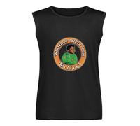 Different Strokes WHATCHOO Talkin Sleeveless T-Shirt Man's Fashion Cotton Black Vest Tank Clothes S