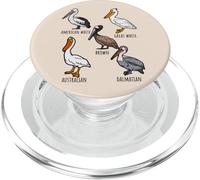 Different Type Of Pelican Species For Bird Lovers Wildlife PopSockets PopGrip for MagSafe