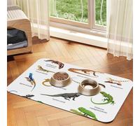 Different Types Of Lizard Durable Pet Absorbent Tablecloth Non-Slip Dining Pad For Dog Cat Food Water Bowls Feeder Mat
