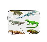 Different Types of Lizard Laptop Case 13 inch, Shockproof Protective Computer Sleeve Cover Water Resistant Laptop Bag Carrying Tablet Cover Briefcase Handbags Gifts for Men Women