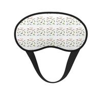 Different Types of Lizard Print Soft Comfortable Eye Mask for Sleeping Light Blocking Nap Travel Camping Night Rest