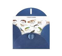 Different Types Of Lizard Printing Holiday Love Buckle Pearl Paper Bulk With Envelopes Greeting, Thinking Of You Cards 4 X 6inch