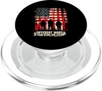 DIFFERENT WARS. SAME BLOOD. ONE ATH. Military Patriotic PopSockets PopGrip for MagSafe