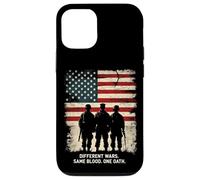 DIFFERENT WARS. SAME BLOOD. ONE OATH. Patriotic Soldiers Case for iPhone 12/12 Pro