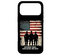 DIFFERENT WARS. SAME BLOOD. ONE OATH. Patriotic Soldiers Case for iPhone 17 Pro Max
